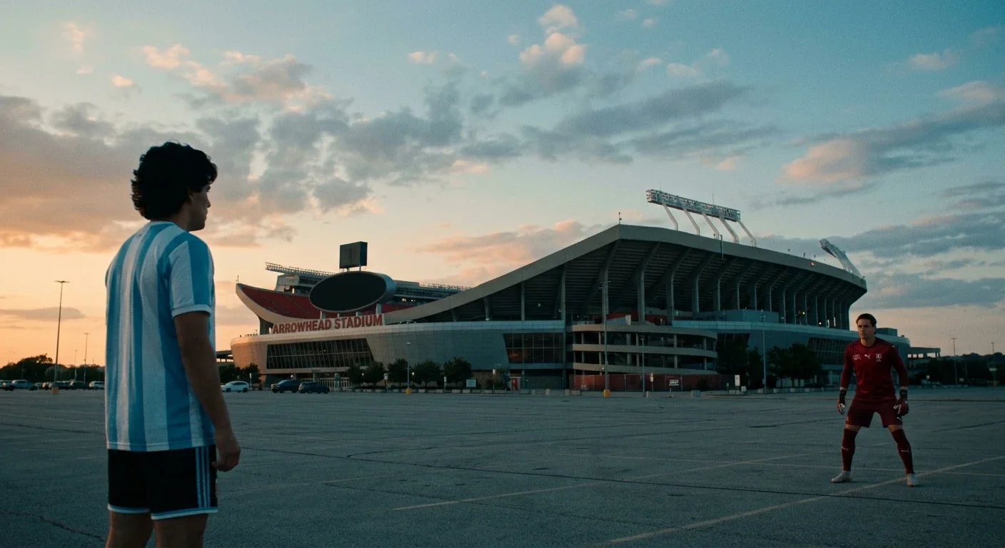 Argentina–Schweiz VM-kvartsfinal på Arrowhead Stadium i Kansas City