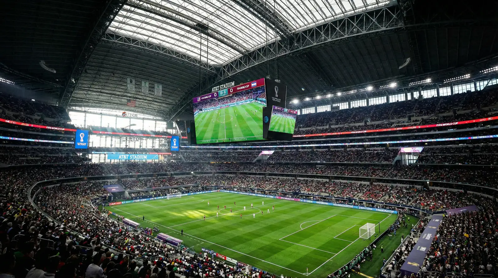 AT&T Stadium i Arlington, Texas - arenan med flest VM-matcher 2026