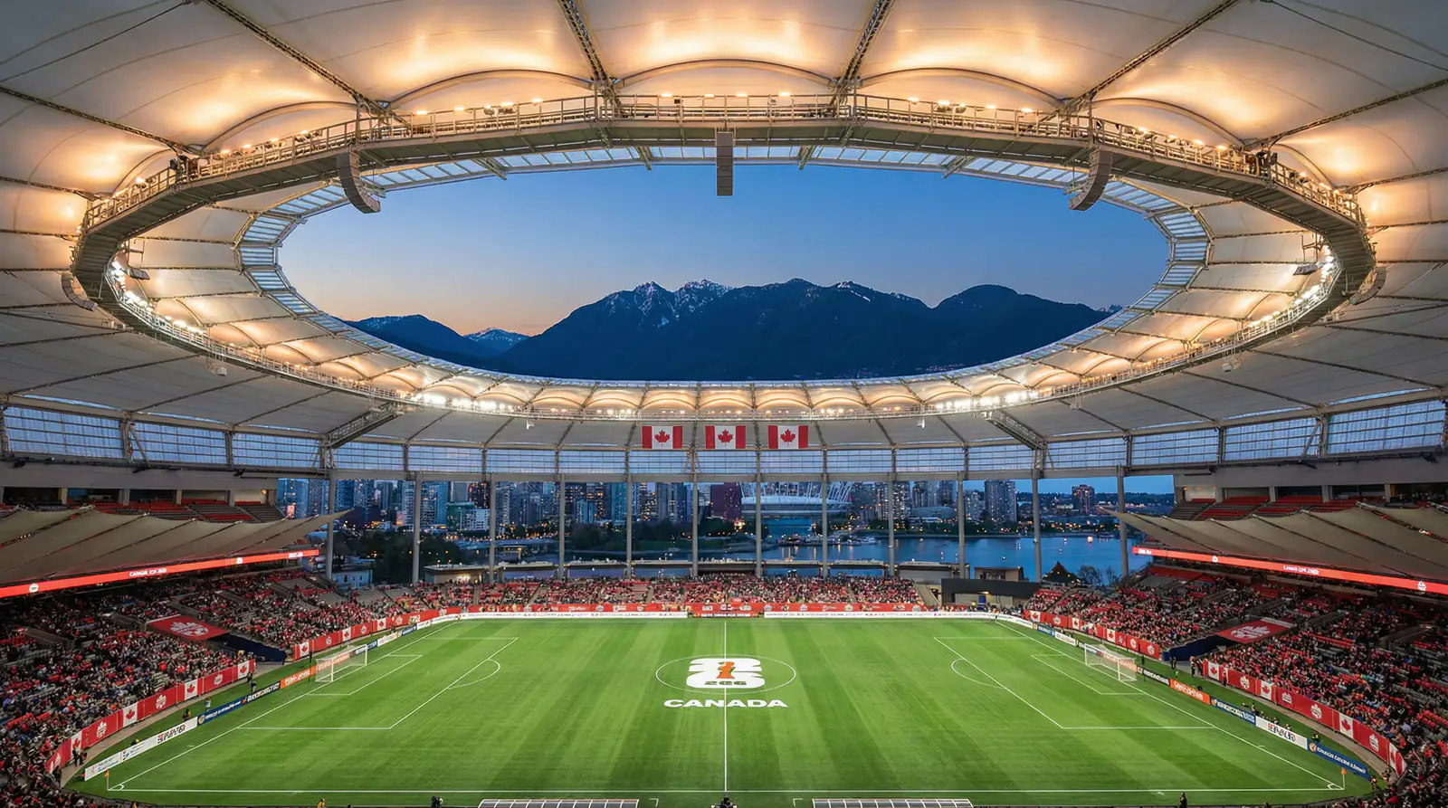 BC Place i Vancouver - Kanadas västra VM-arena 2026