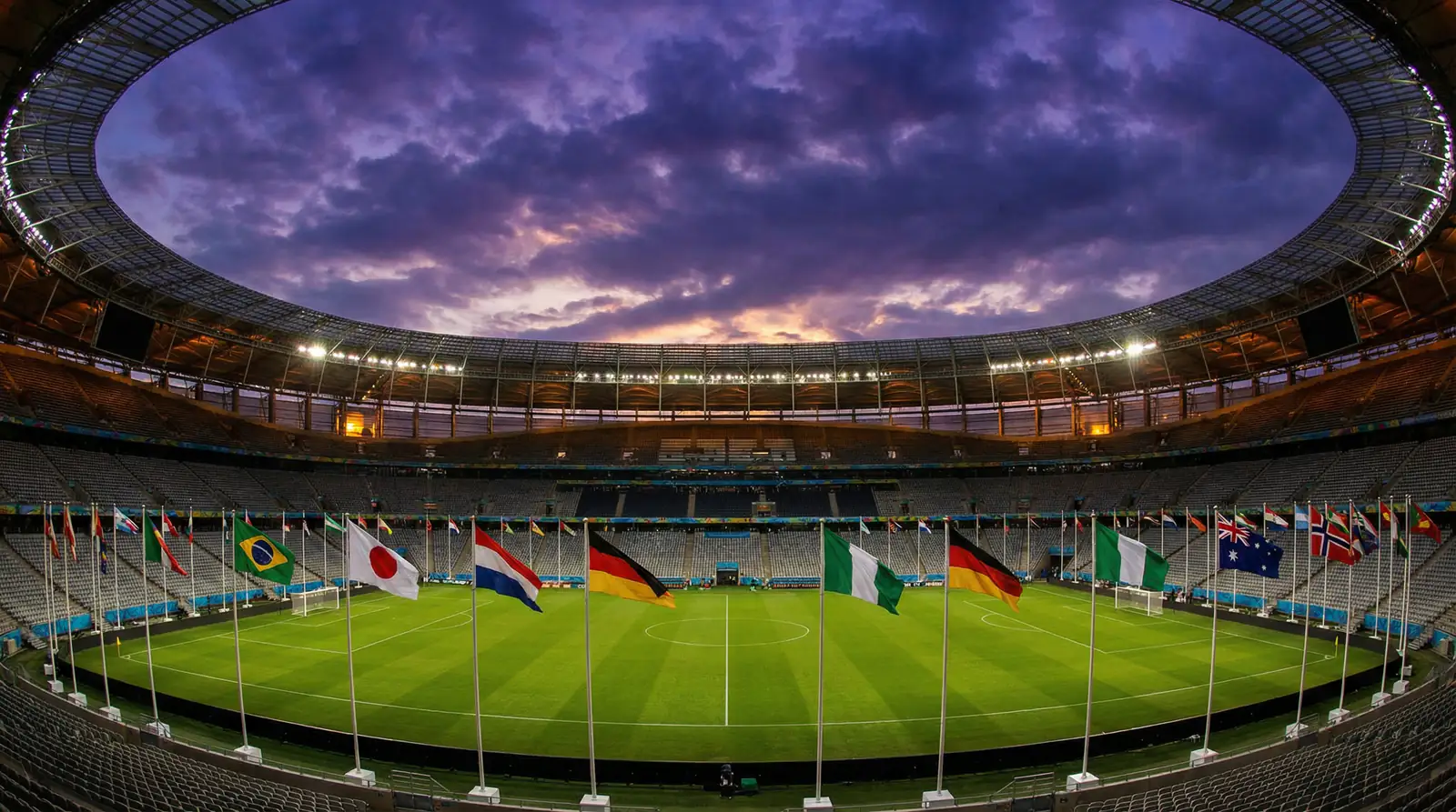 Alla 48 lag i VM 2026 med flaggor och rankning