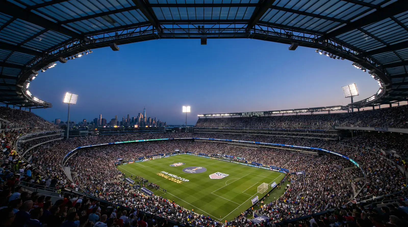 MetLife Stadium i East Rutherford, New Jersey - arenan för VM-finalen 2026