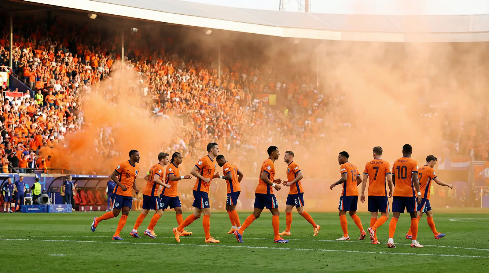 Nederländernas landslag Oranje i VM 2026 Grupp F med Sverige