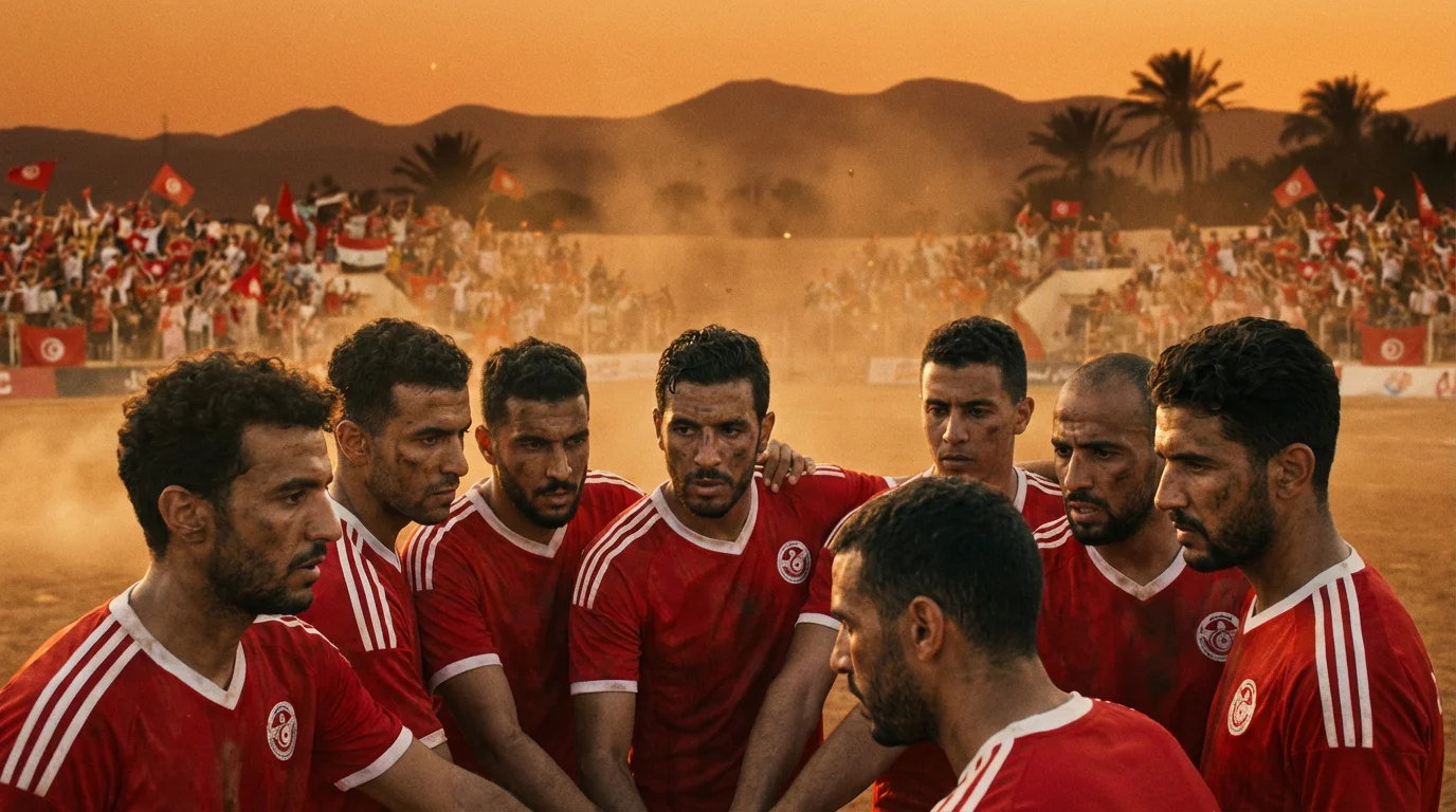 Tunisiens landslag Örnarna möter Sverige i VM 2026 öppningsmatchen