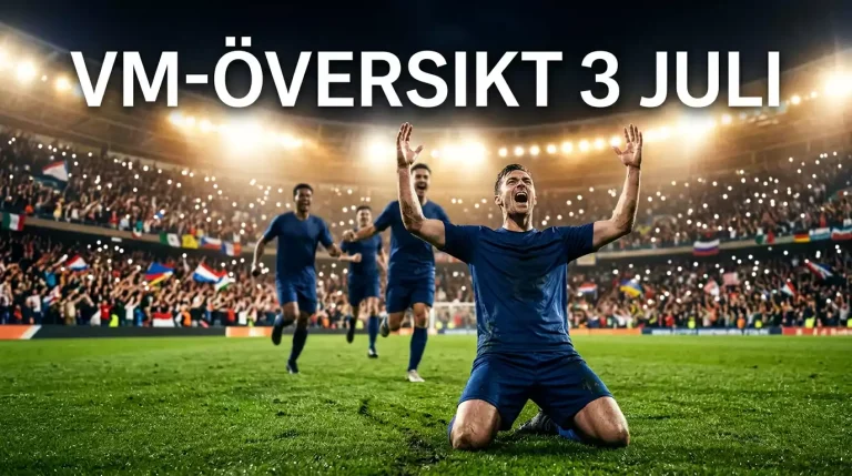 VM 2026 den 3 juli — Argentinas mardröm och Egyptens historiska natt